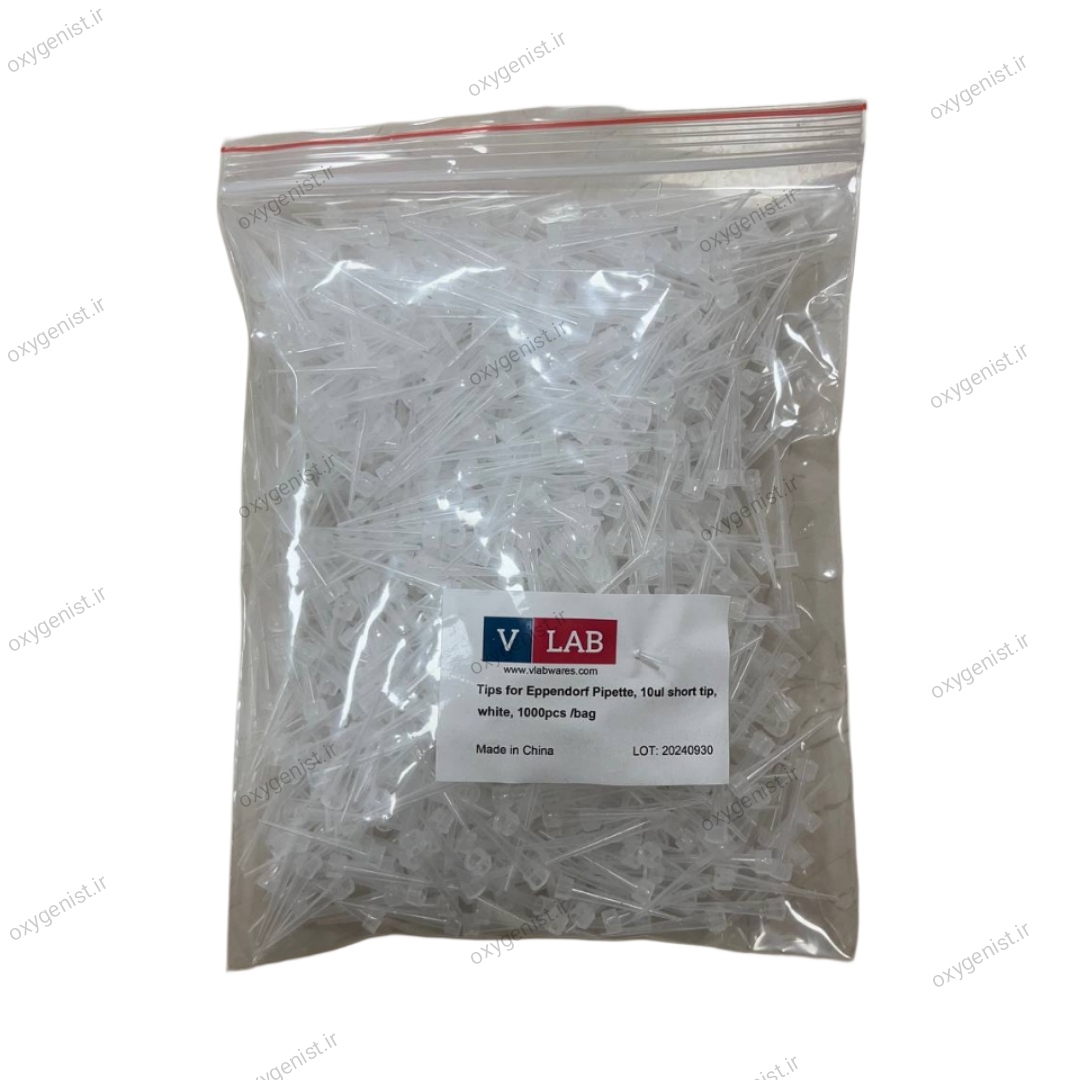 سر سمپلر کریستالی کوتاه 10ul (نوک کریستالی کوتاه 10 لاندا) vlab